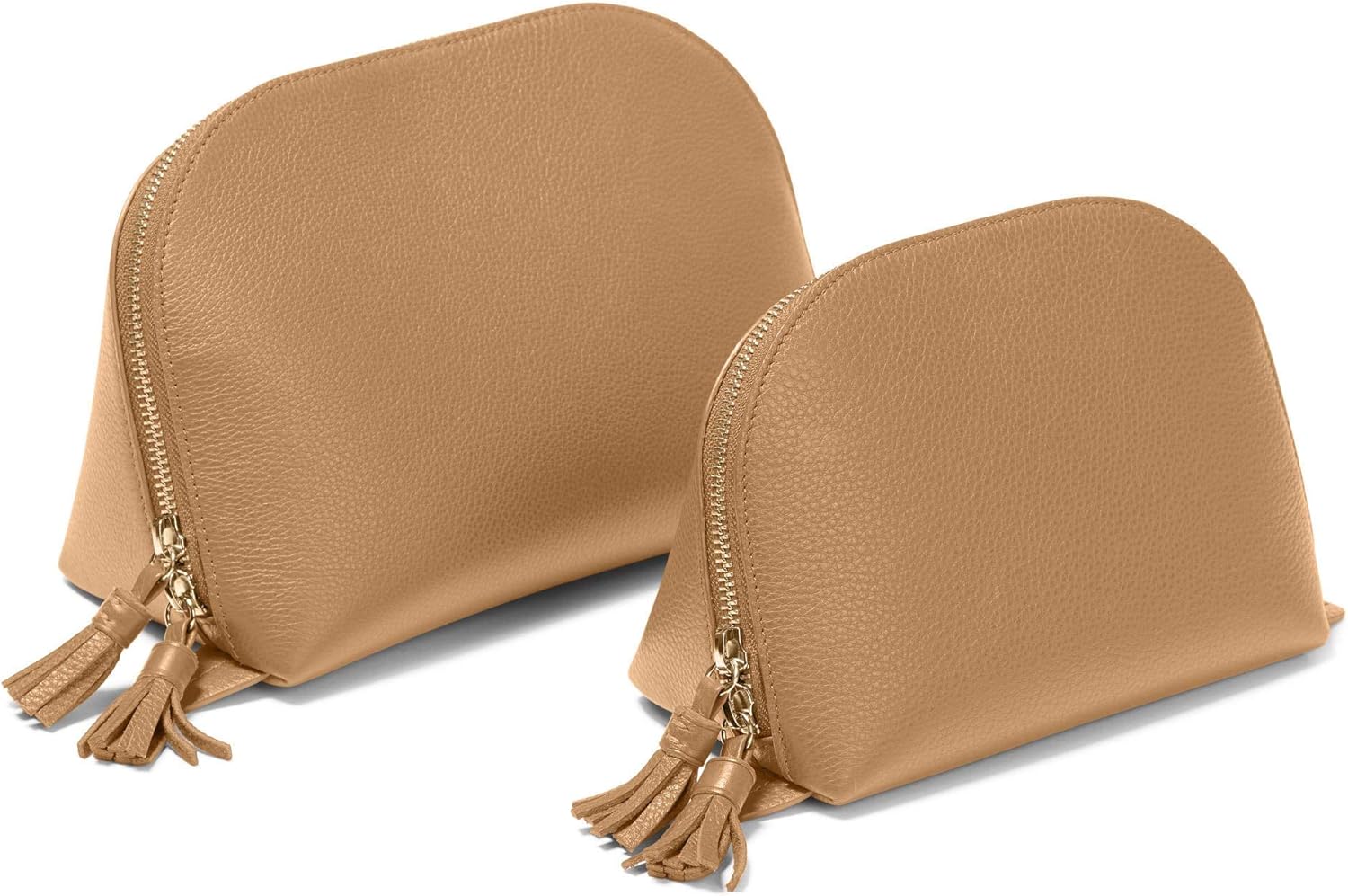 Camel Clamshell Makeup Bag Set - Image 2